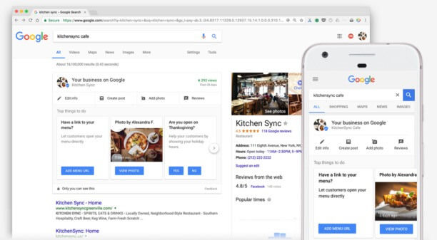 Exemple d’optimisation de fiche Google pour hôtel
