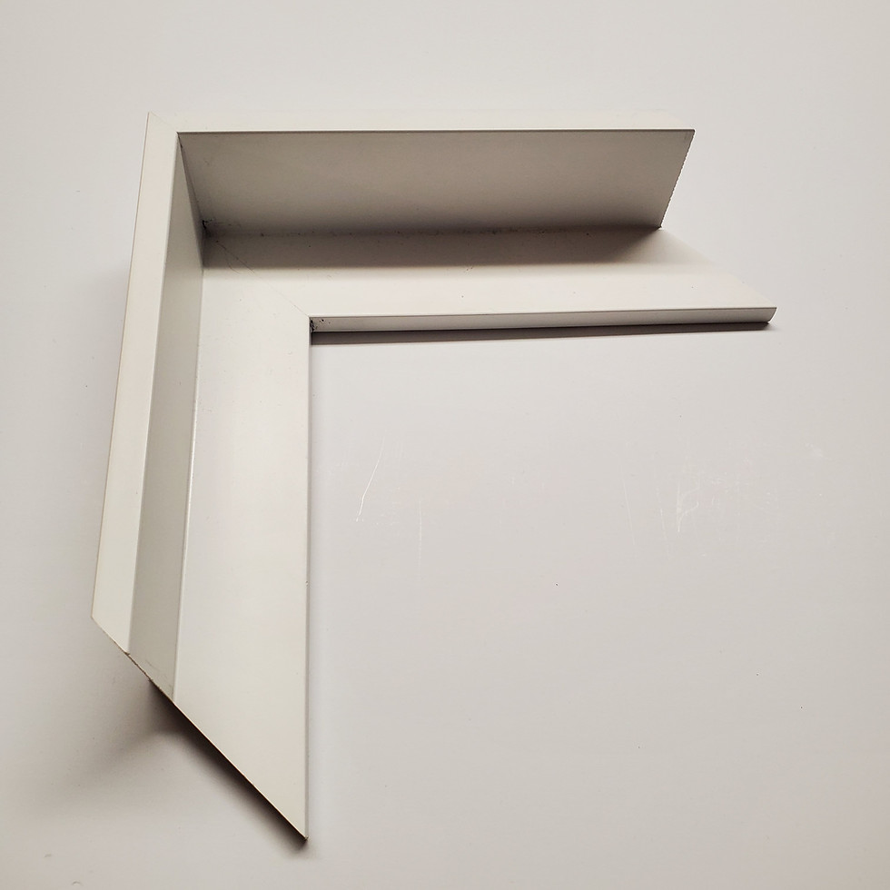 Thumbnail: Black & White Gallery Depth Wood Floater - Basic