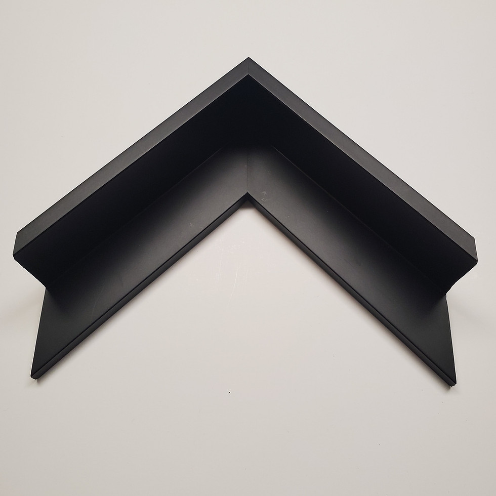 Thumbnail: Black & White Gallery Depth Wood Floater - Basic