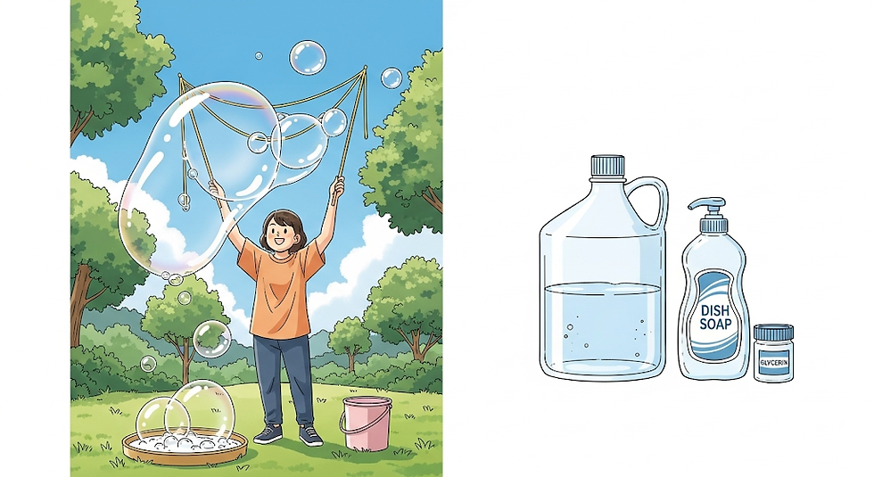 Bong bóng xà phòng khổng lồ