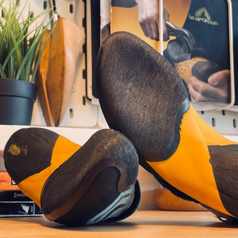 Resole of La Sportiva Futuras No Edge