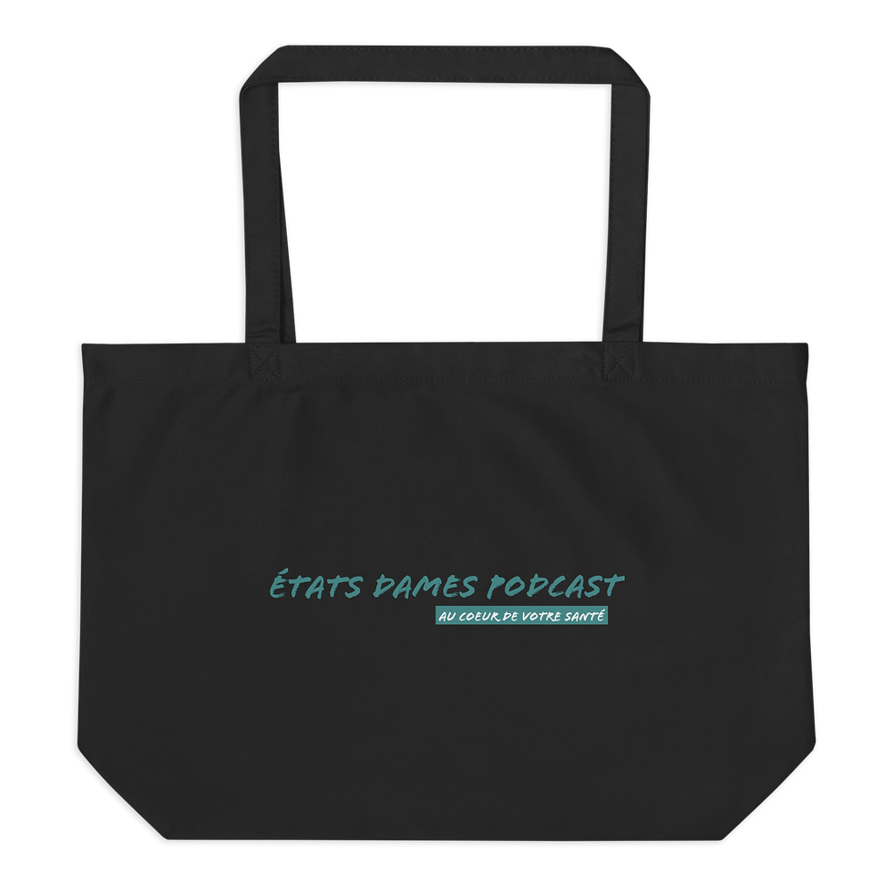 Thumbnail: Large organic cotton tote bag – Health is not a luxury, it's a right