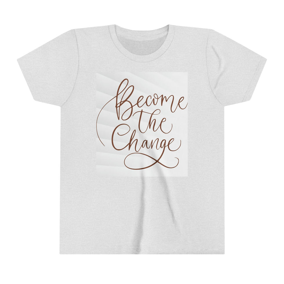 Thumbnail: BECOME THE CHANGE - YOUTH TEE