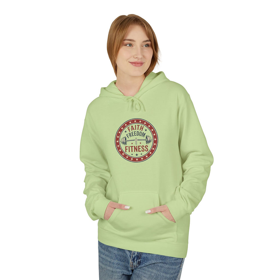 Thumbnail: Fitness Fuel Hoodie — Retro Gym Emblem Sweatshirt