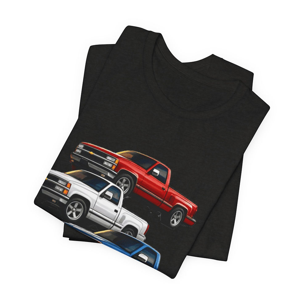Thumbnail: Classic Chevy Truck Tee — Red White & Blue Pickup Graphic Shirt
