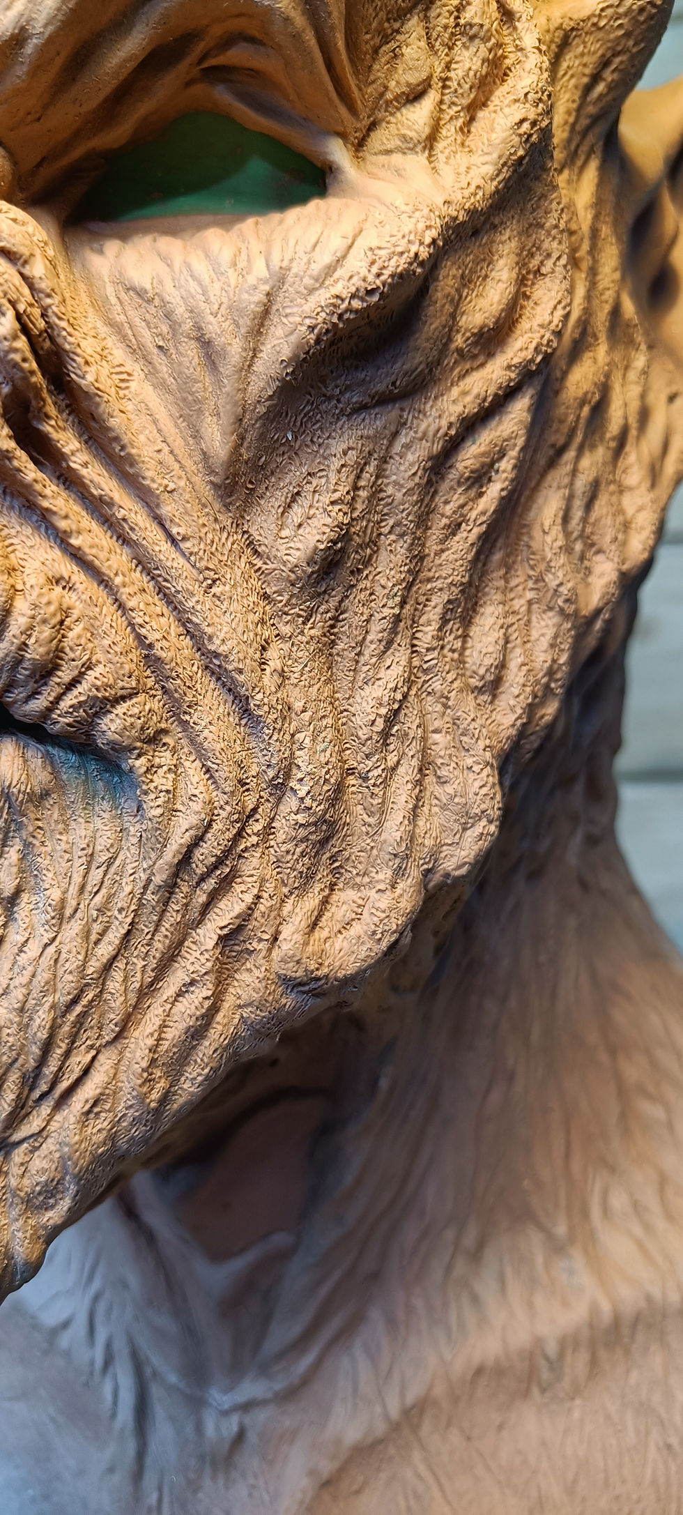 Devil mask sculpture