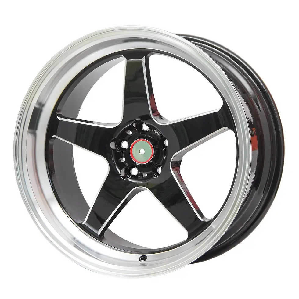 Thumbnail: 18 X 10.5 In Gloss Black Milling Wheels Rim 5x108 Wheel ET 25 CB 73.1
