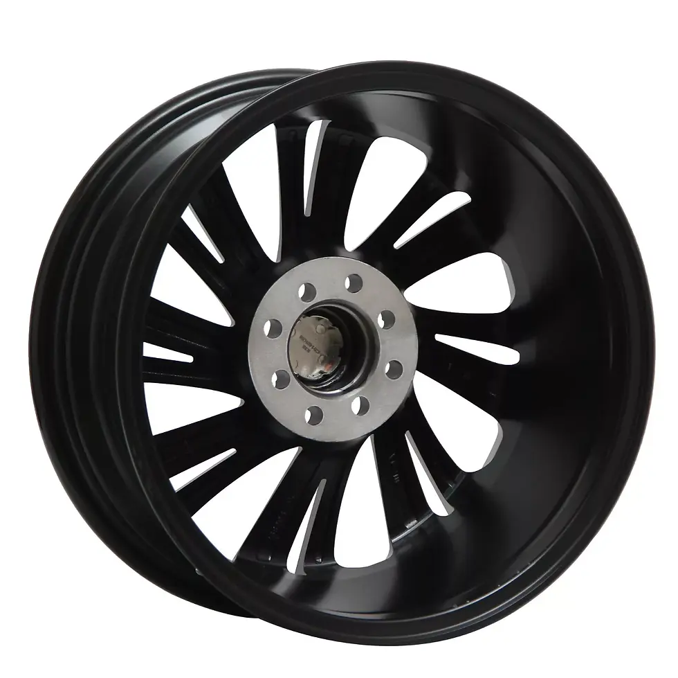 Thumbnail: 16X 7 Inch Black Machine Face Wheels Rim 4x100/114.3 Wheel 4 Lug ET 15 CB 73.1