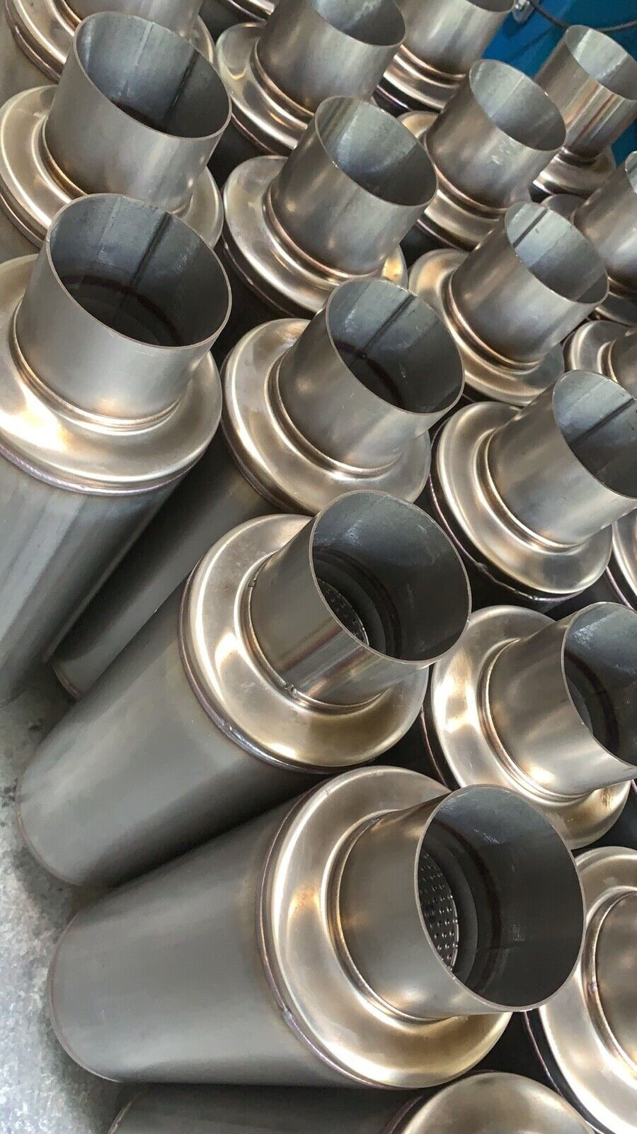 Thumbnail: Muffler 3" Inlet/Outlet 19" Overall 5" Round body Performance Exhaust