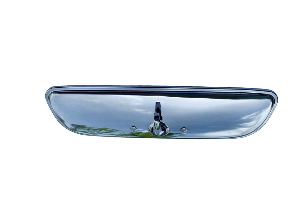 Thumbnail: Vintage Interior SS304 Rear View Mirror For 1958-1966 Chevy Full Size Car