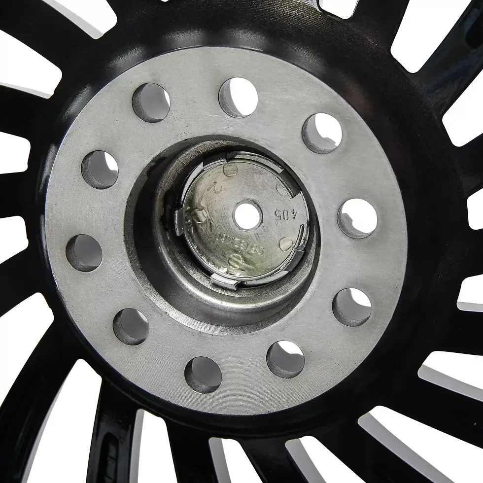 Thumbnail: 17 X 7.5 Inch Black Machined Face Wheels Rim 5x108 / 5x114.3 Wheel ET 35 CB 73.1