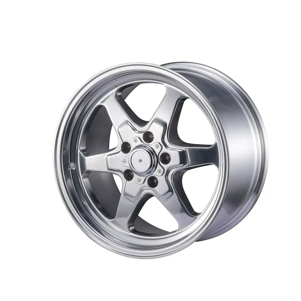 Thumbnail: 17 X 9.5 Inch POLISH Wheels Rim PCD 5x114.3 Wheel 5 Lug ET 35mm CB 73.1