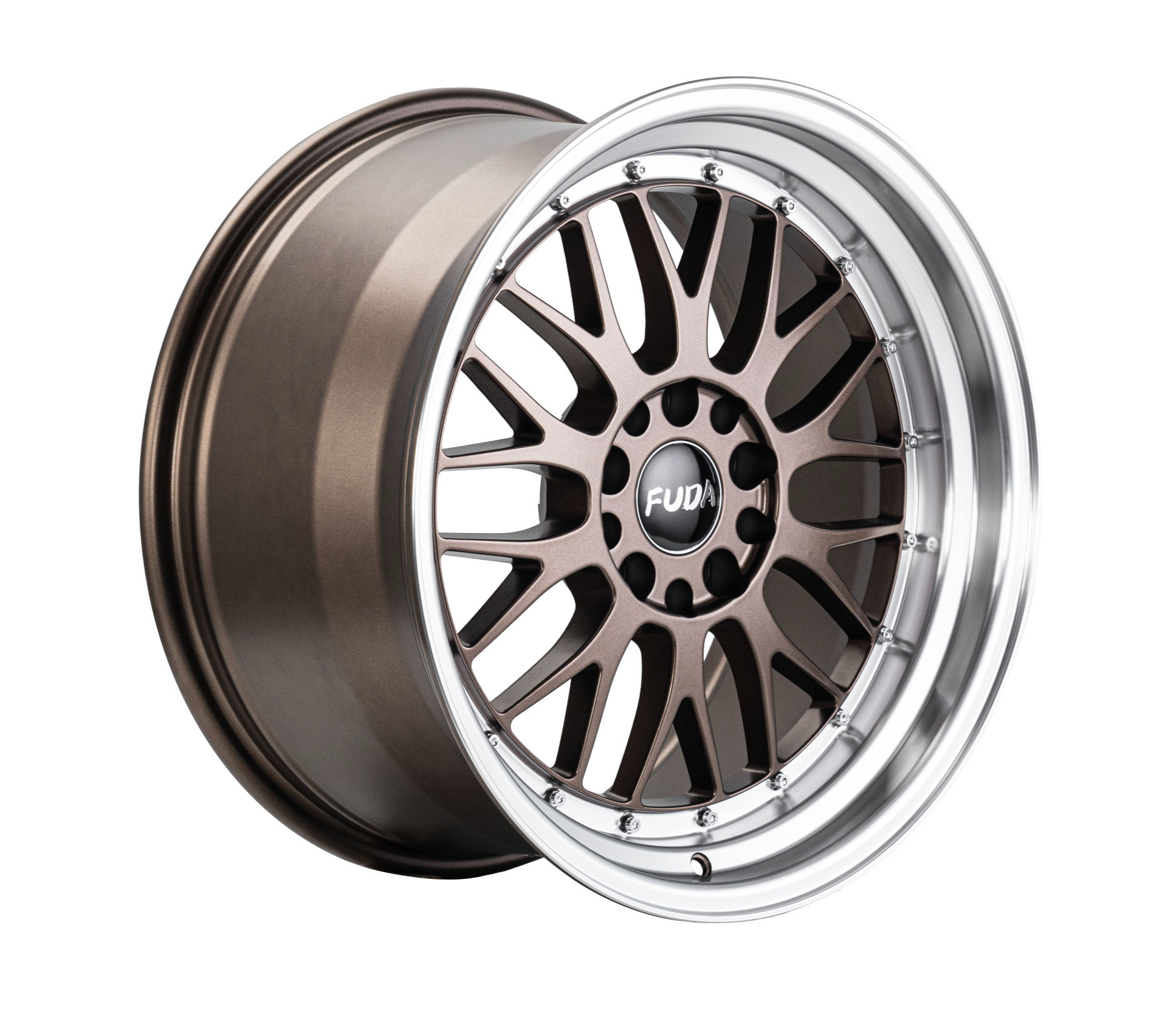 18 X 9.5 In Bronze Machine Lip Wheel Rim PCD 5x114.3 / 5x120 ET 30 CB 72.6