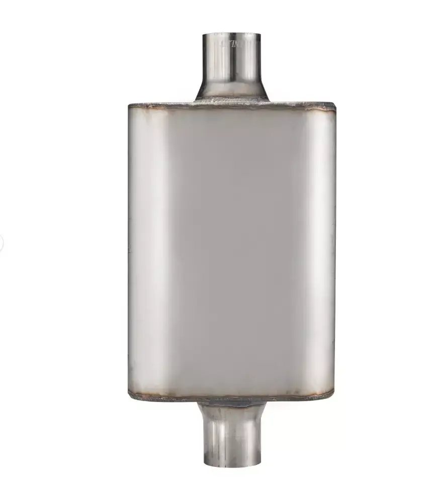 Thumbnail: Muffler 2.5" Center In / 2.5" Center Out Moderate Sound Original Color
