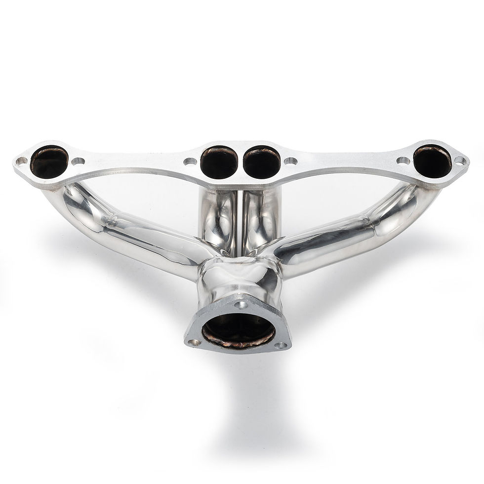 Thumbnail: Exhaust Headers For CHEVY SBC SMALL BLOCK V8 HUGGER SHORTY STAINLESS STEEL T304