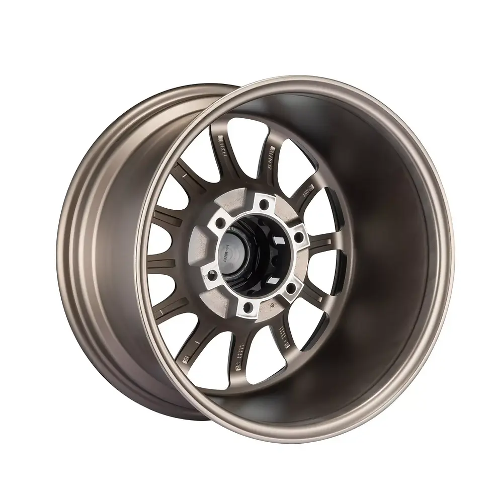 Thumbnail: 17 X 9 Inch Black Alloy Wheels Rim PCD 6x139.7 Wheel ET 0mm Offset CB 110