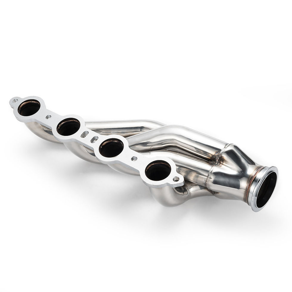 Thumbnail: Exhaust Header for LS1 LS6 LSX GM V8+Elbows T3 T4 to 3.0" V Band