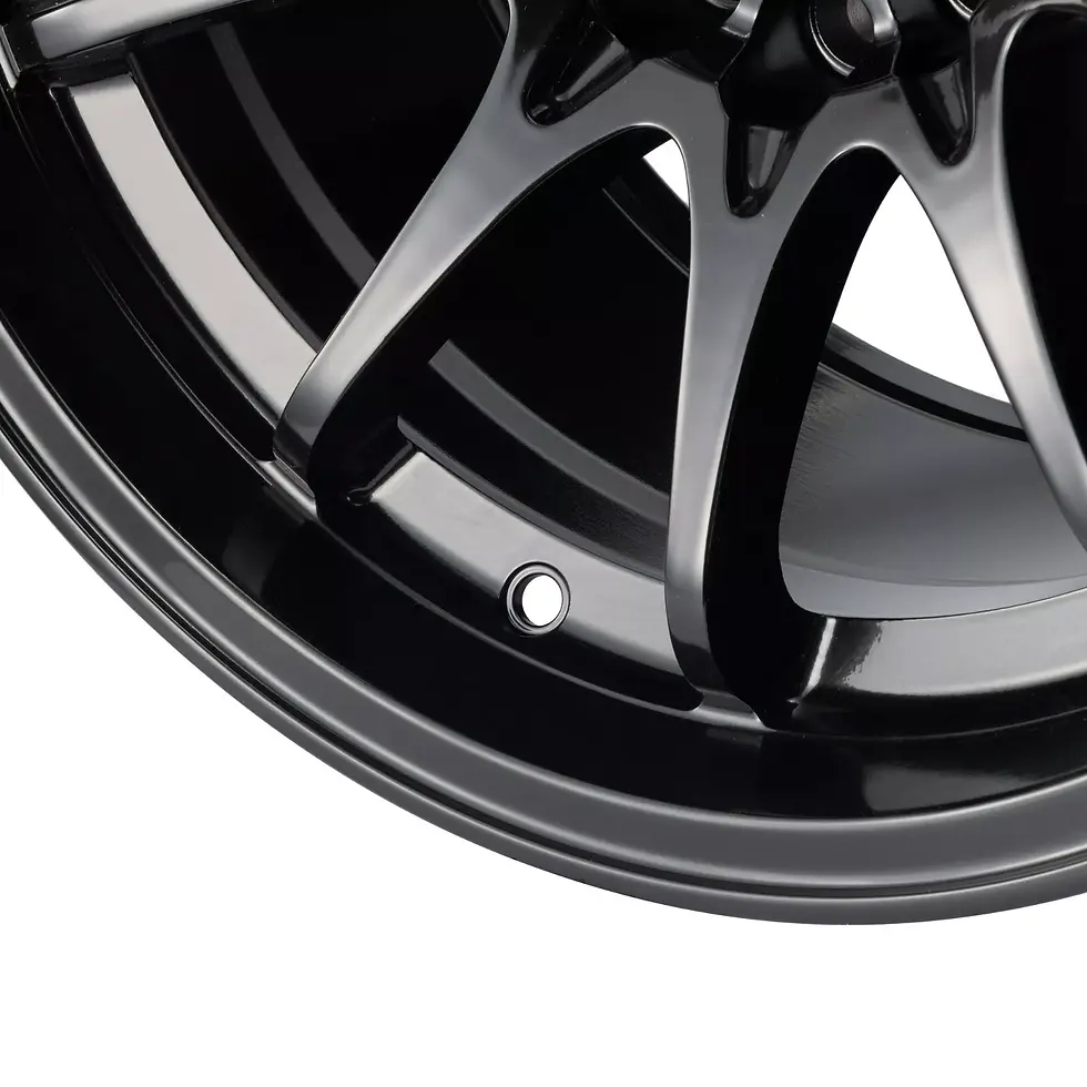 Thumbnail: 16 X 9 In Black Alloy Wheels Rim PCD 5x108，5x114.3 Wheel ET 0mm Offset CB 73.1