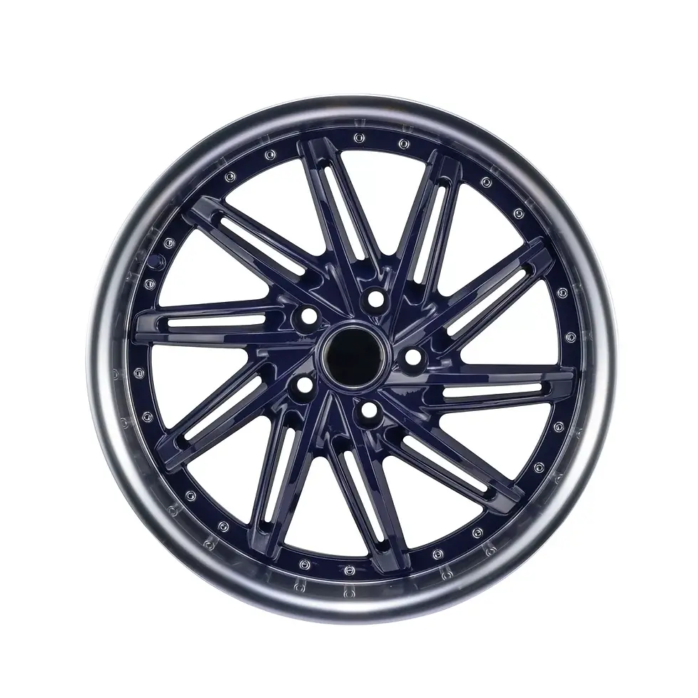 Thumbnail: 18 X 9 Inch Blue Wheels Rim PCD 5x114.3 Wheel 5 Lug ET 25 mm CB 73.1
