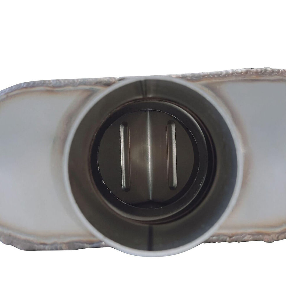 Thumbnail: Muffler 2.5" Offset In / 2.5" Center Out Moderate Sound Original Color
