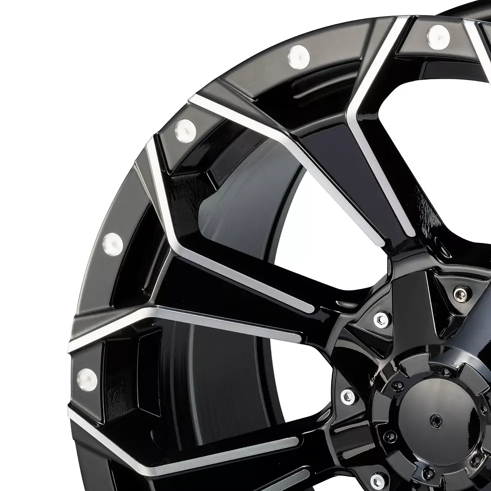 Thumbnail: 18 X 9 Inch Black Alloy Wheels Rim PCD 12x114.3-120 ET 0mm CB 66.1