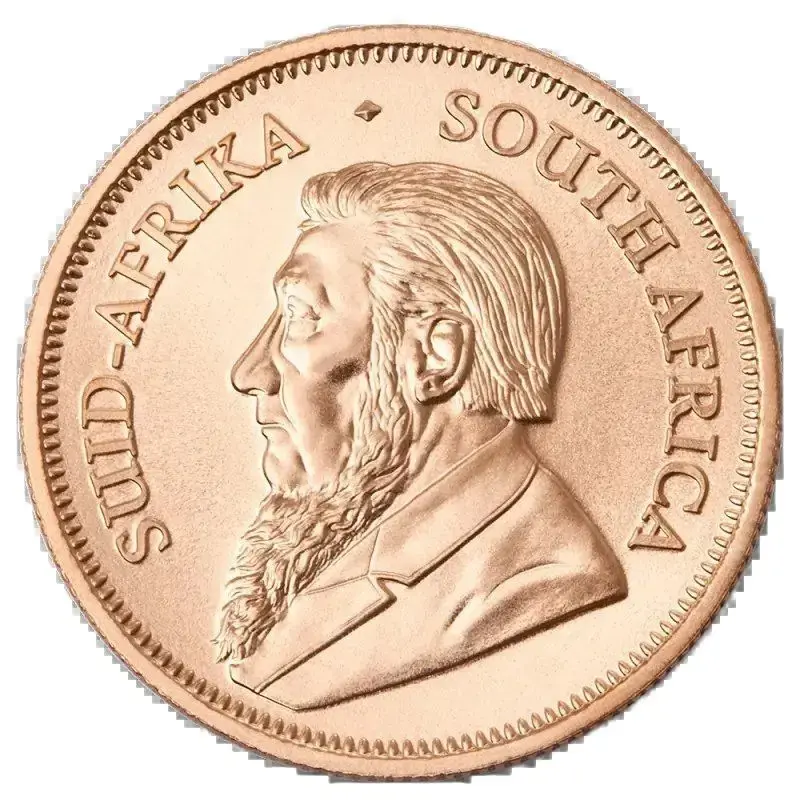 achterkant krugerrand goud, 1/2 oz