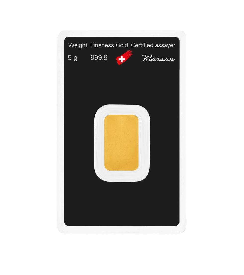 Thumbnail: 5 g Goudbaar Argor-Heraeus | 999,9 Goud