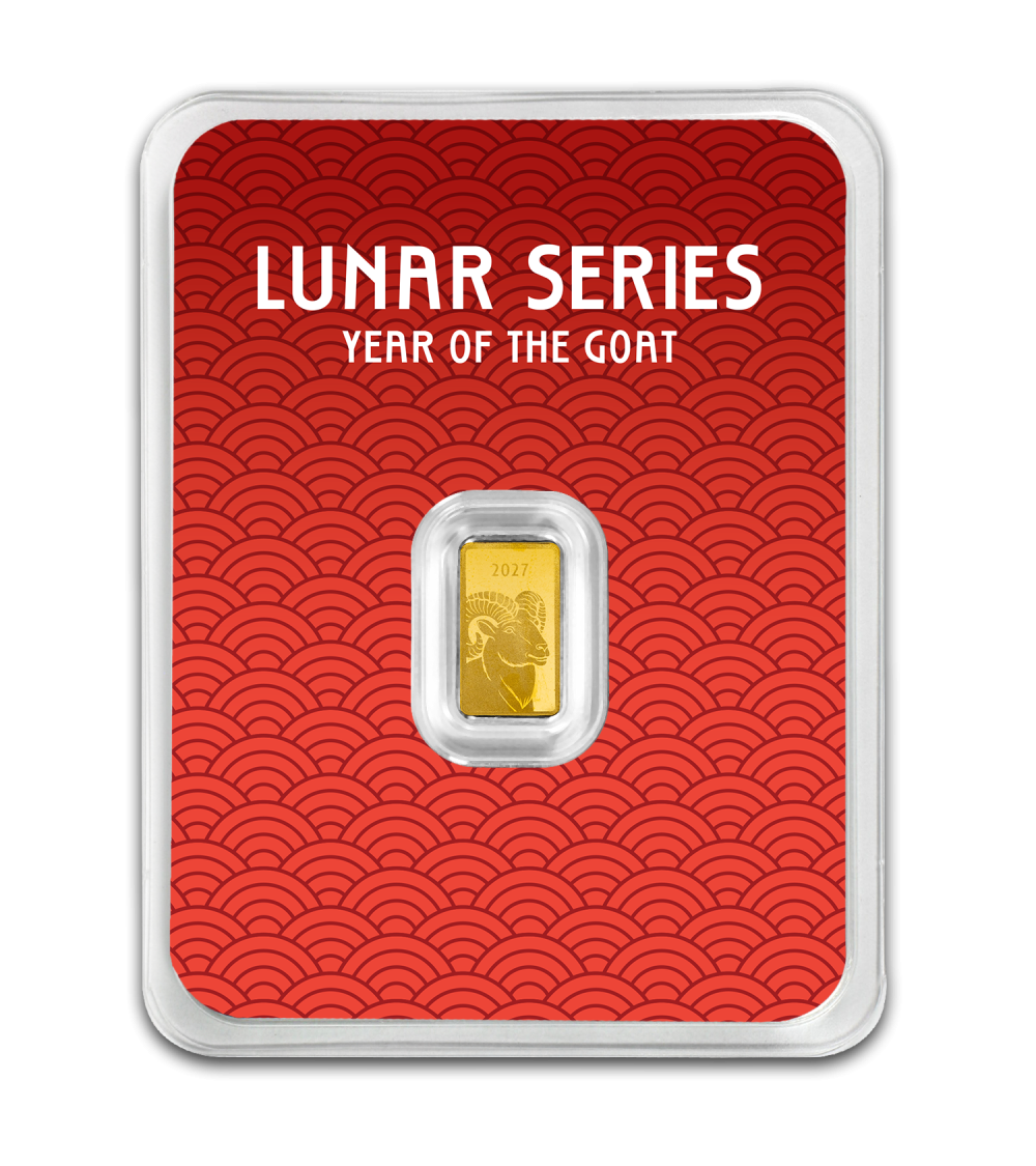 1 g PAMP Year of the Goat Gold Bar | 999.9 Fine Gold