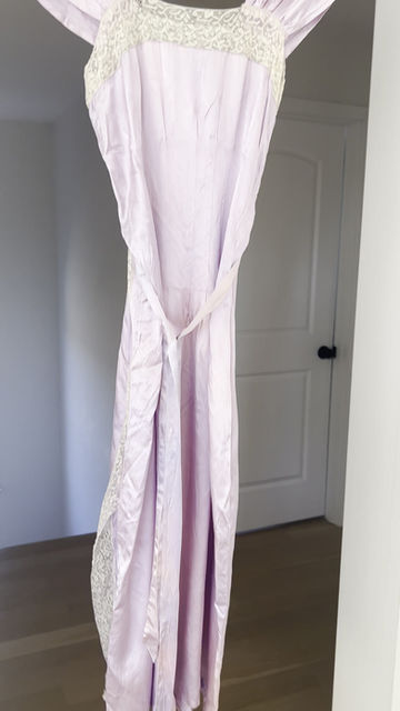 Thumbnail: c. 1940's Lilac Slip Dress [S]