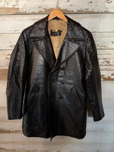 c.1970s Vegan Leather Jacket [L] | DBV