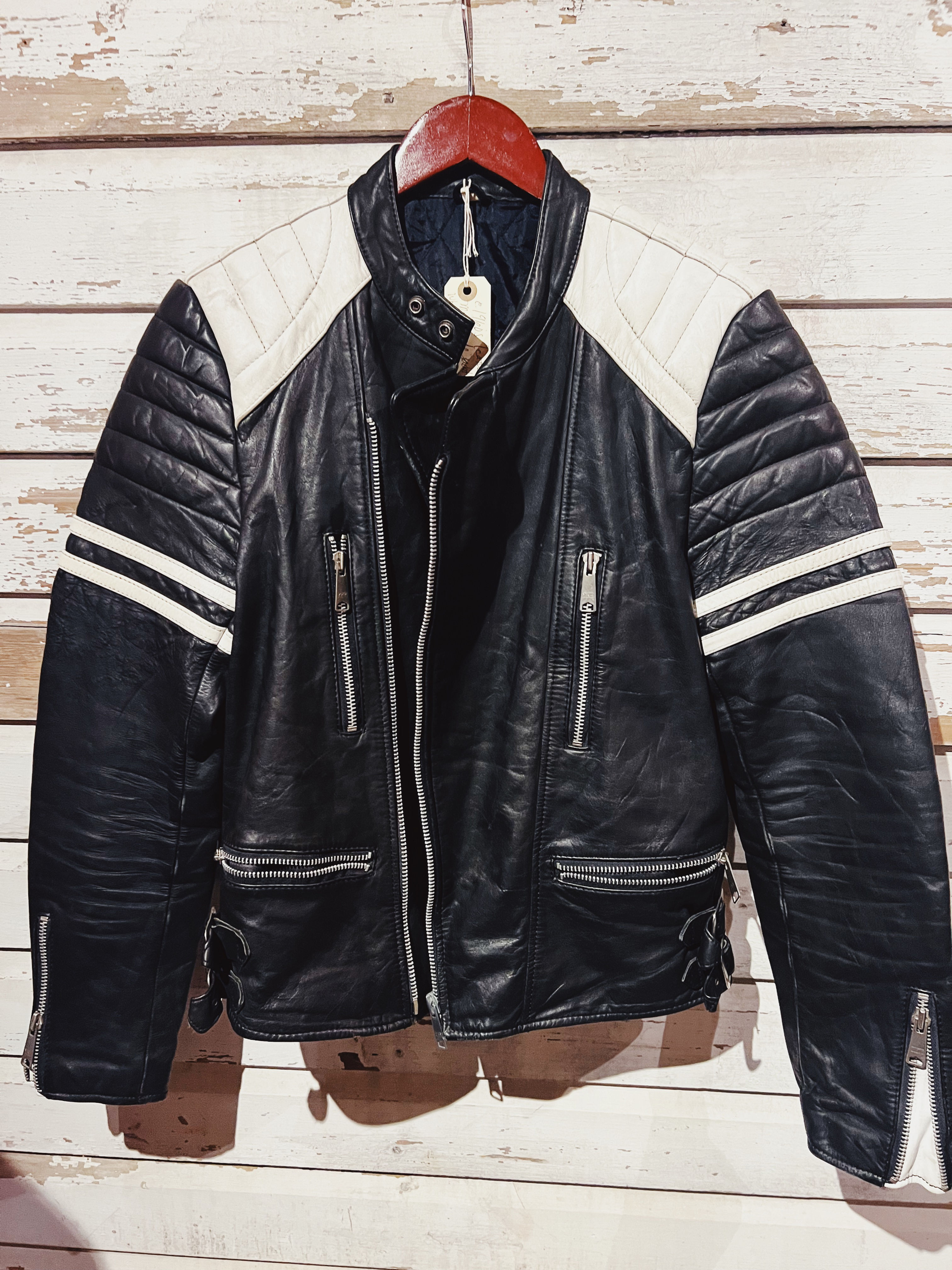 c.1960’s Quilted Motorcycle Jacket [M] 