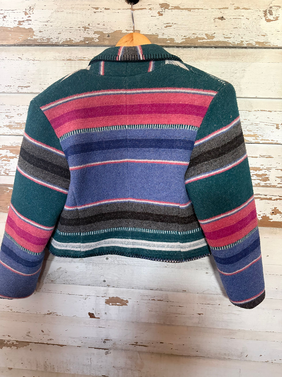 Thumbnail: c. 1990's Serape Cropped Jacket [S/M]