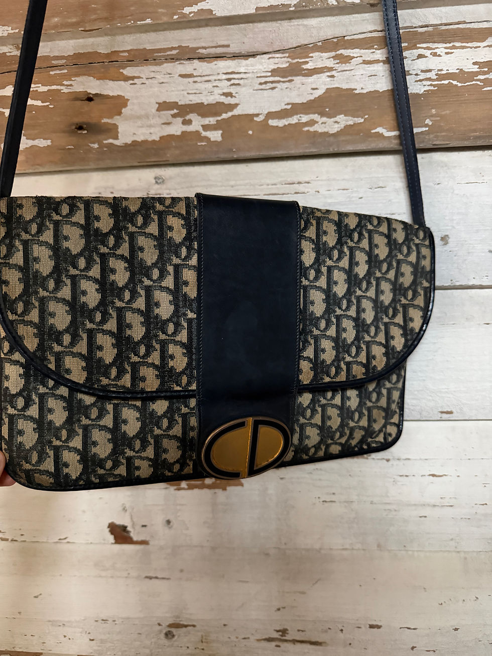 Thumbnail: c.1970s Dior Trotter  Navy 