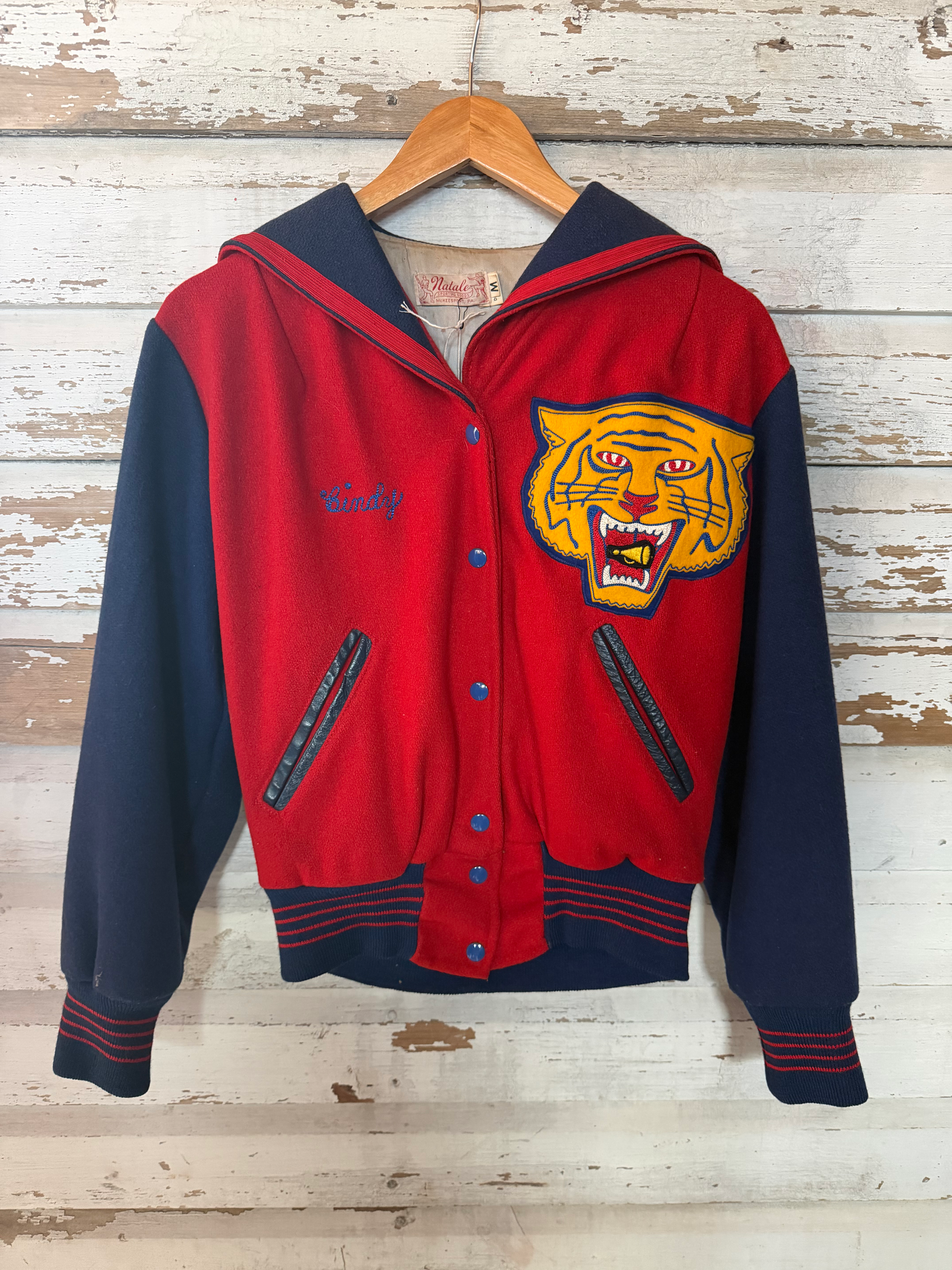 c.1960’s “Cindy” Tiger Varsity Jacket [S/M] 