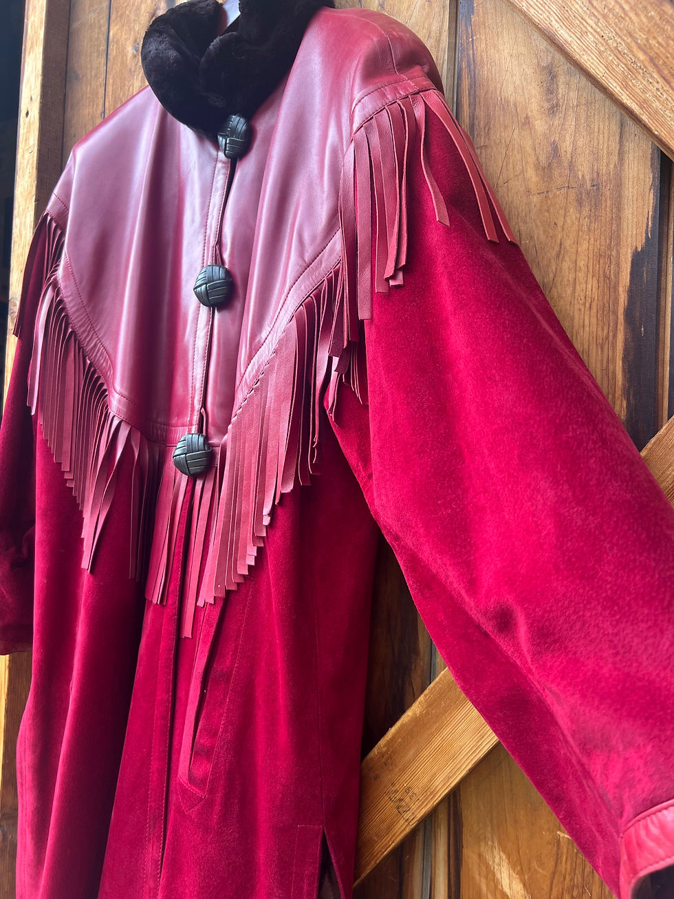 Thumbnail: c. 1980s Saint Laurent Bordeaux Leather [L]