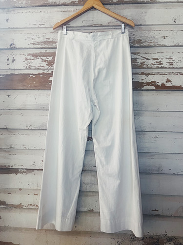 1960's French Navy Linen Sailor Pants US Navy Wool Sailor Pants