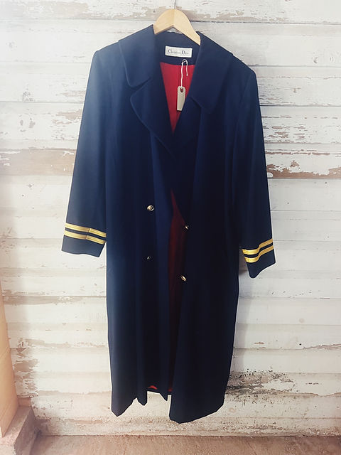 リコ！Christian Dior SPORTS 中綿コート L ネイビー c.1980s Christian Dior Naval Coat [L] | DBV