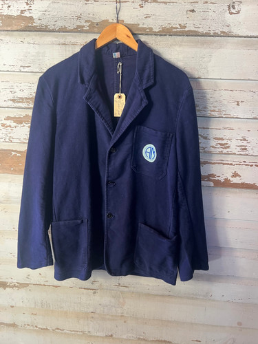 や*ー様 AUMOULINEL vintage moleskin jacket Post Overalls No.1 Jacket Vintage Moleskin Navy – Clutch Cafe