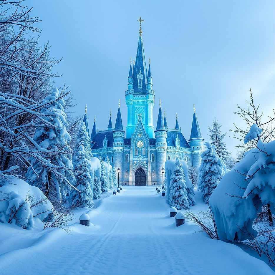 elegant blue ice castle background snowy.jpg