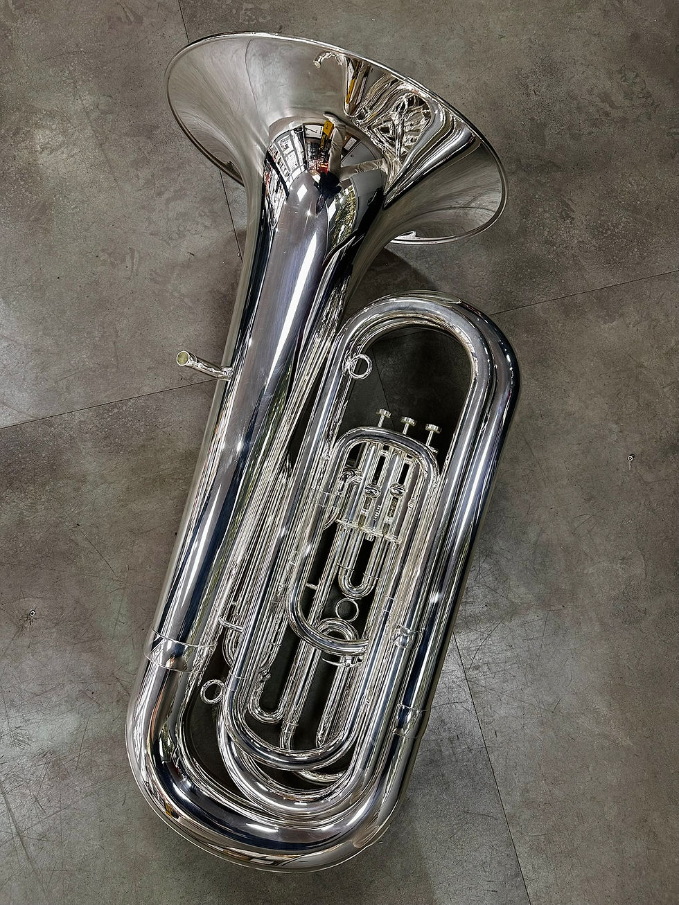 Miniature : Tuba Sib Besson BE187-2-0 Argenté 3 pistons