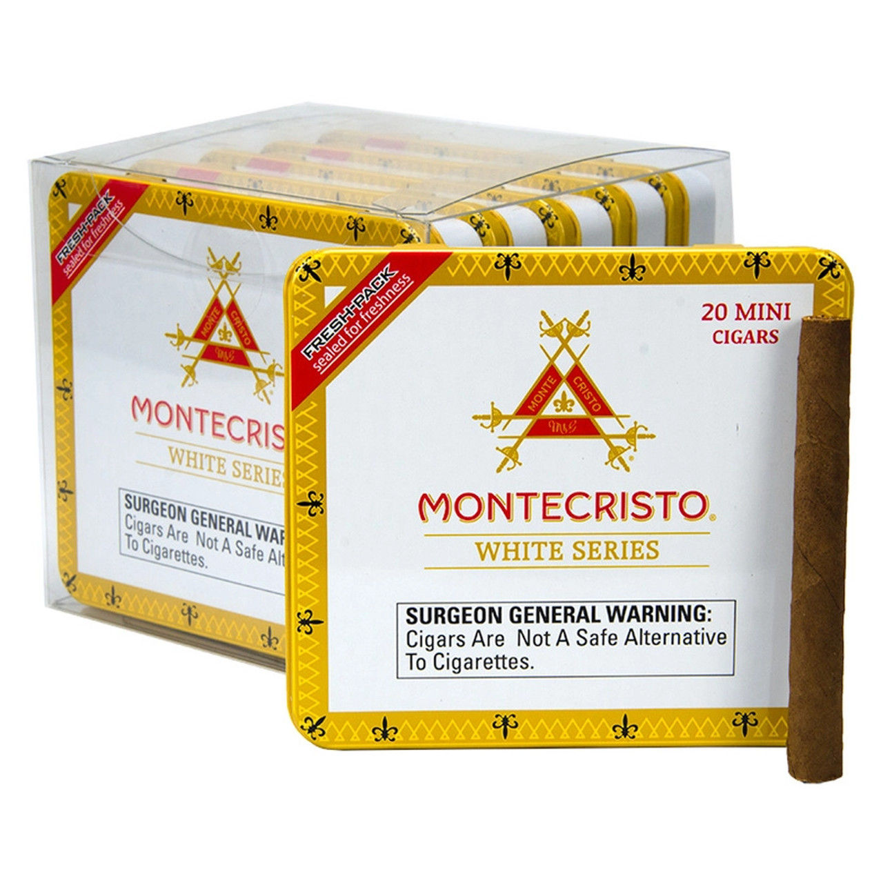 Montecristo mini white 20 / box