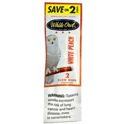 White owl - 2PK -  White Peach