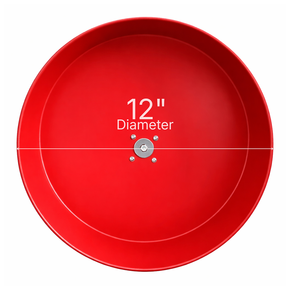 Thumbnail: Metal Exercise Wheel - RED