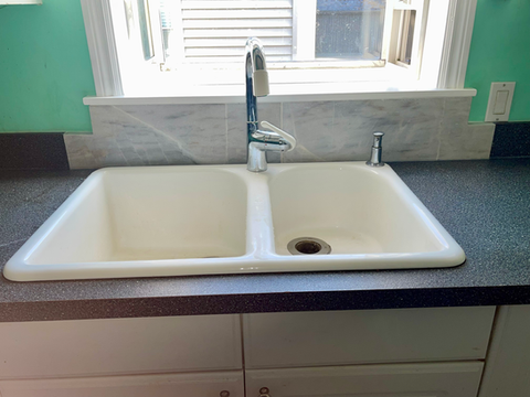 Marble backsplash repair