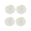 Thumbnail: White 31g Large Roses Soap - 4/Pack