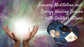 January Meditation and Energy Healing with the goddess Athena
