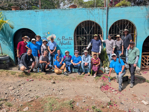 A group of Building Goodness Foundation Volunteers at La Puerta Abierta in Guatemala