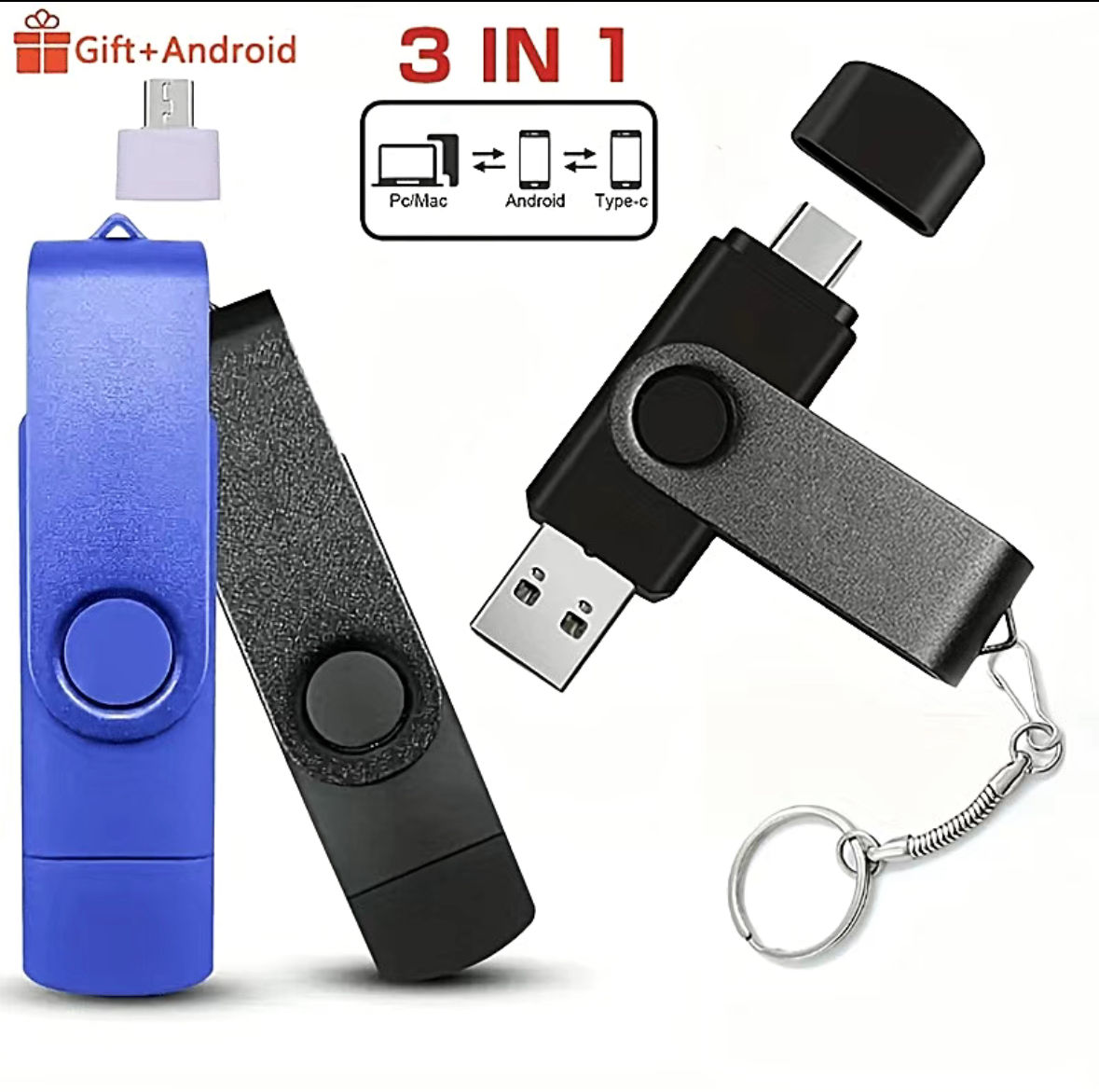 USB Stick 2in1 2.0 128GB