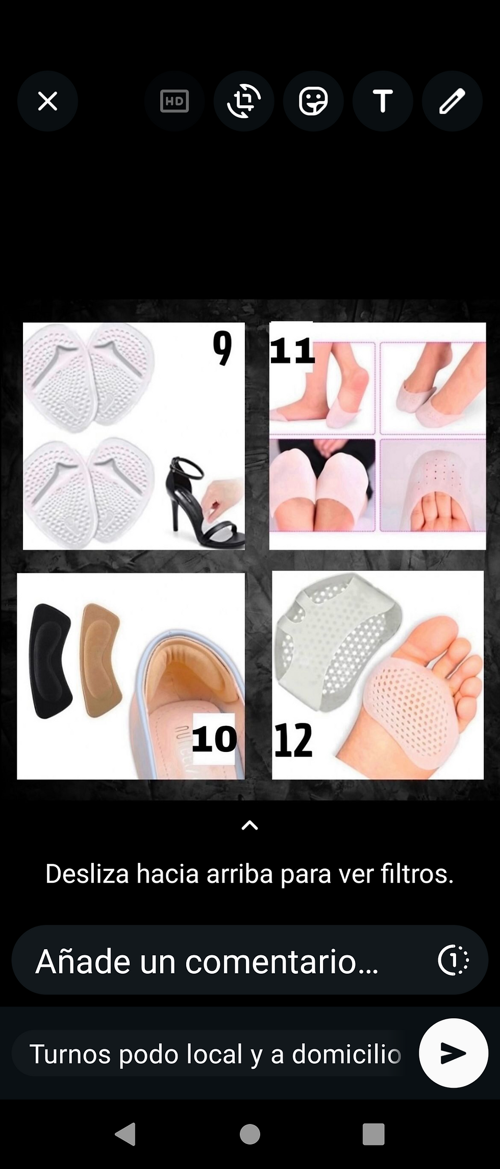 Miniatura: Accesorios para pies de silicona 