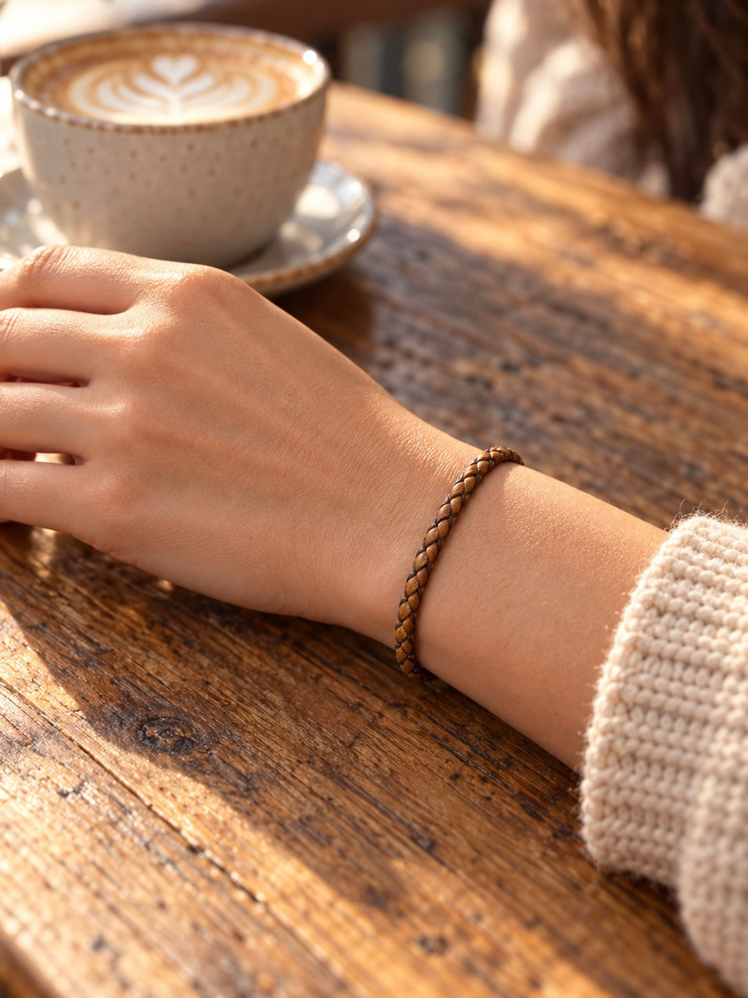 Braided Leather Bracelet